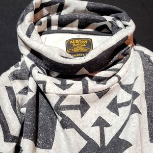 Burton | Ellmore Cowl Neck Pullover Sweatshirt in Southwest Design SZ L